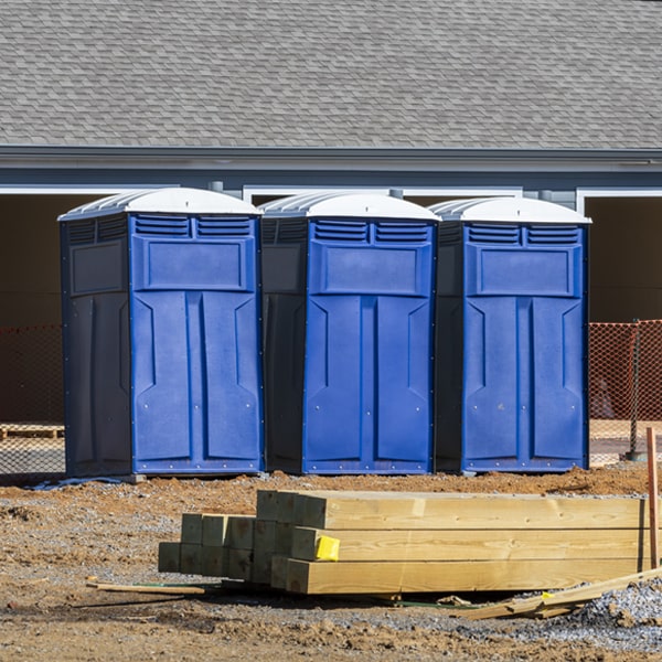 what is the maximum capacity for a single porta potty in Sparks Oklahoma